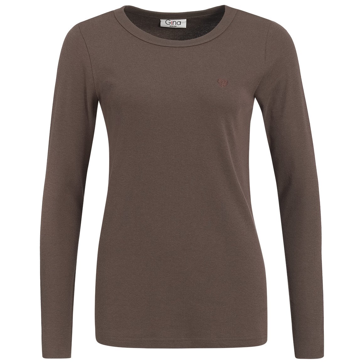 Damen Langarmshirt aus Feinripp