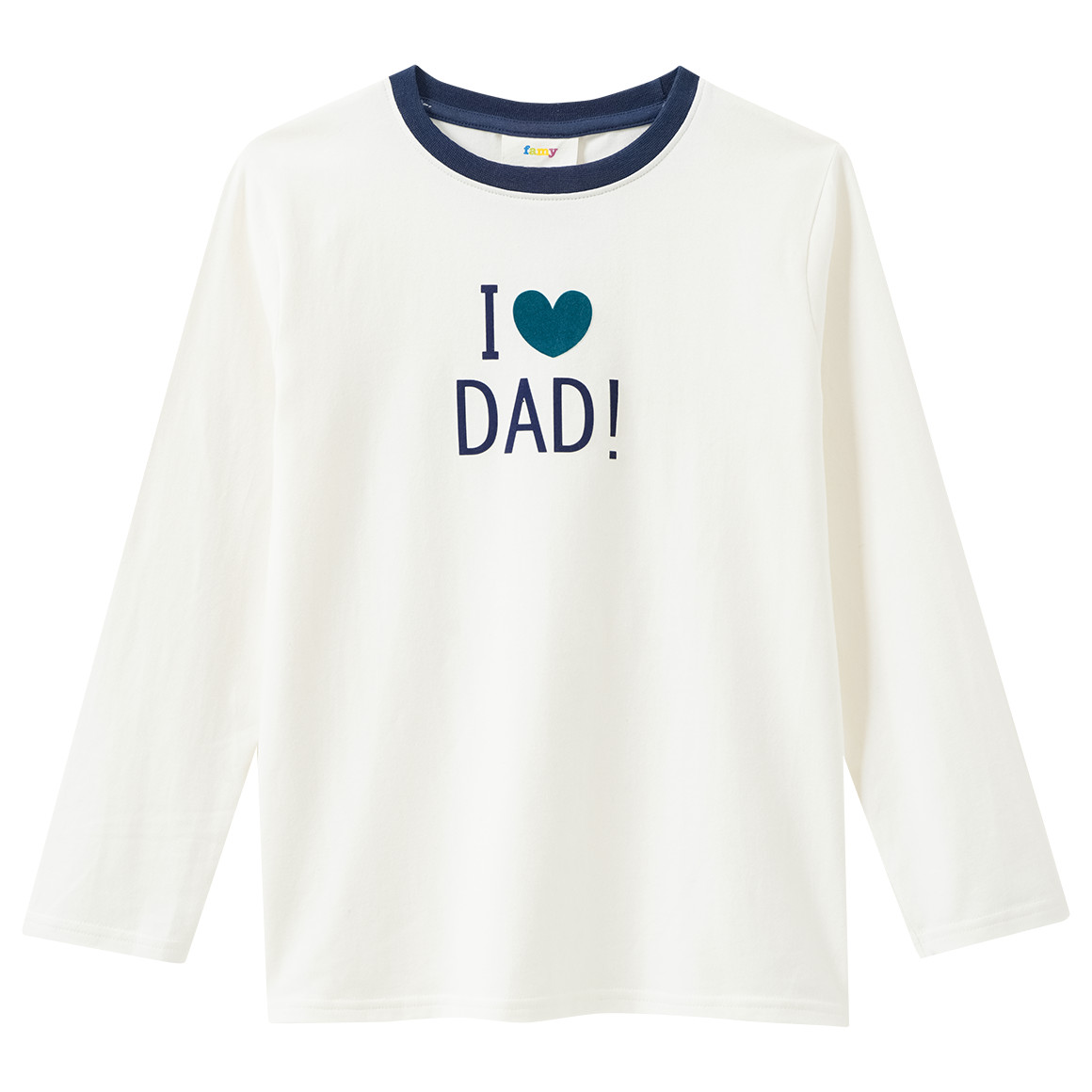 Kinder Langarmshirt mit Flock-Print