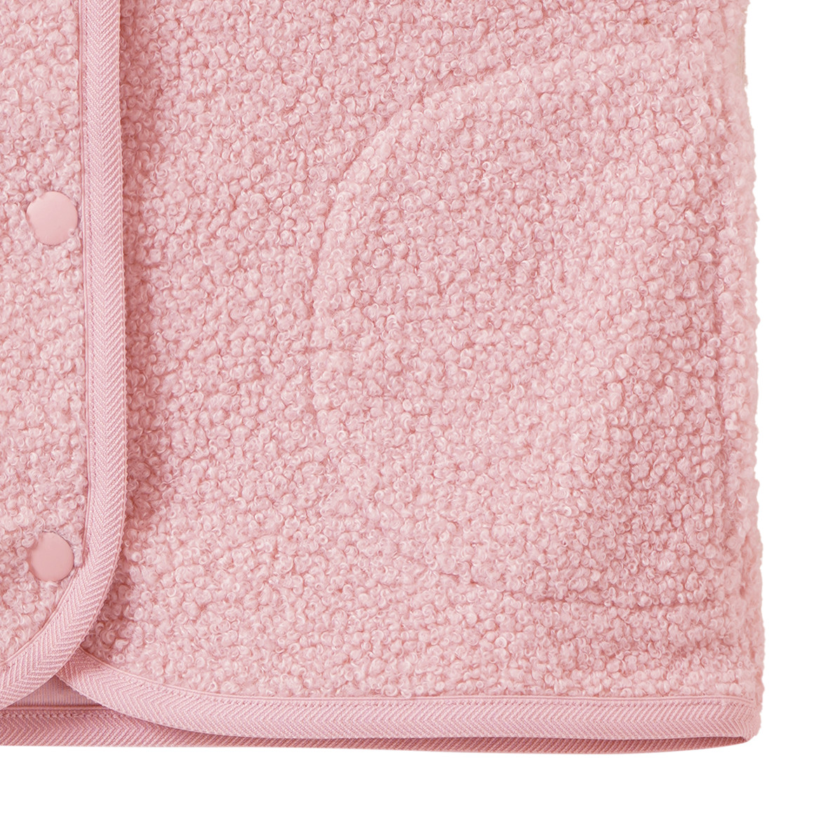 Teddy-gilet voor meisjes met knoopsluiting