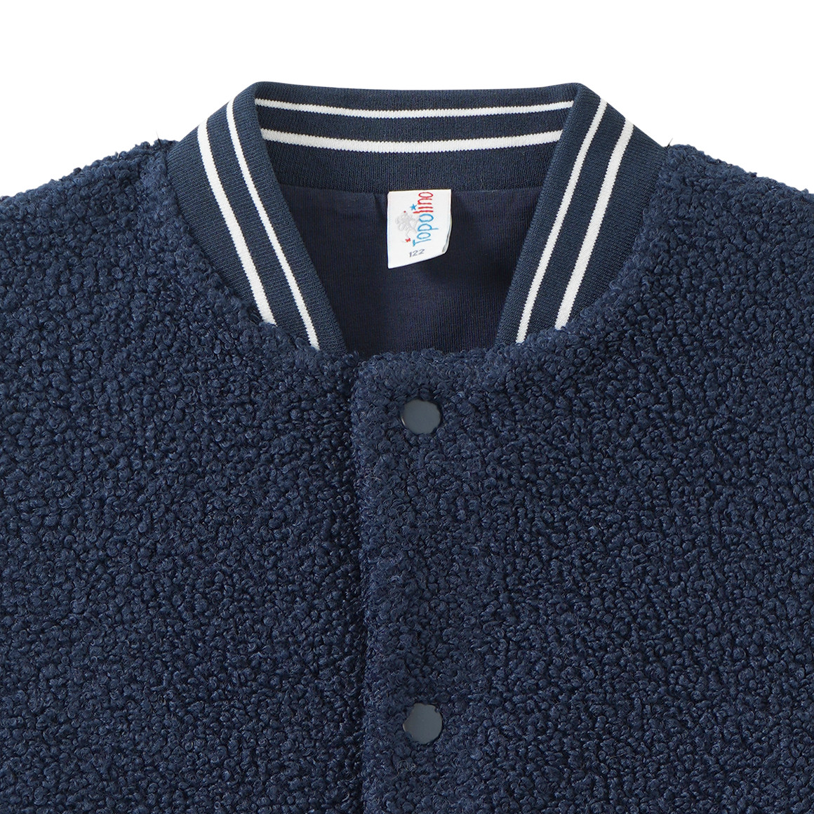 Jungen Teddyweste mit Knopfleiste