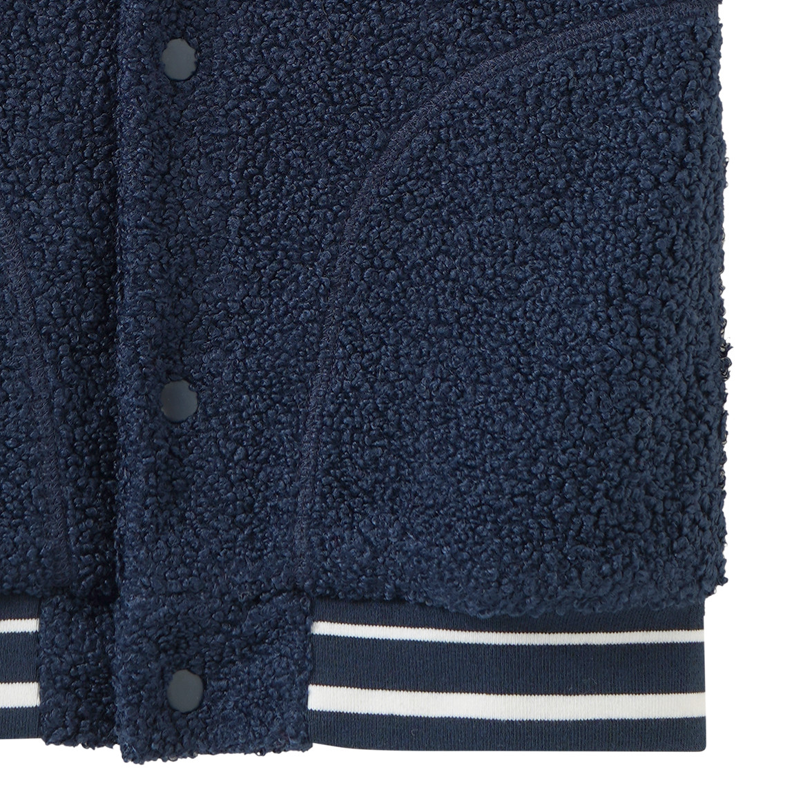 Jungen Teddyweste mit Knopfleiste