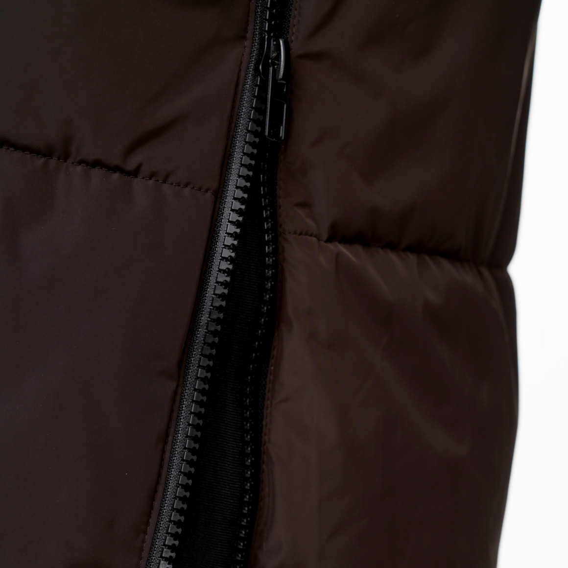 Damen Steppmantel mit Teddy-Details