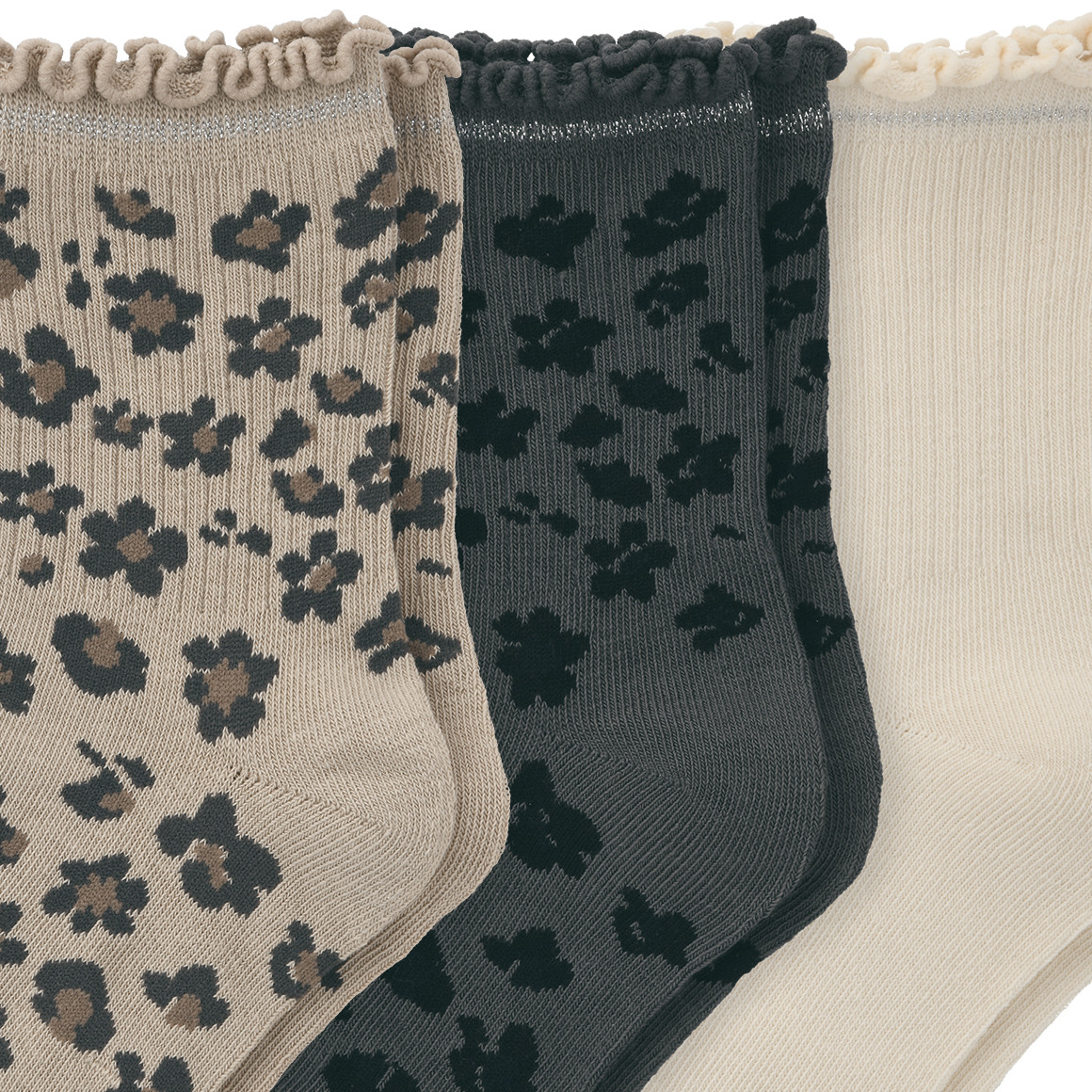 3 Paar Mädchen Socken im Set