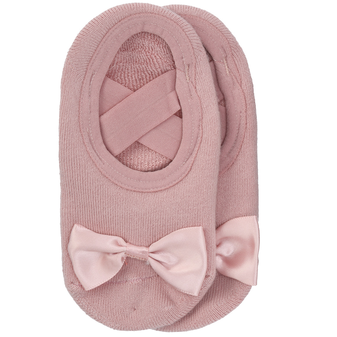 2 Paar Mädchen Stoppersocken mit Schleife