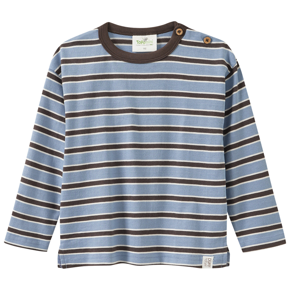 Baby Langarmshirt mit Streifen