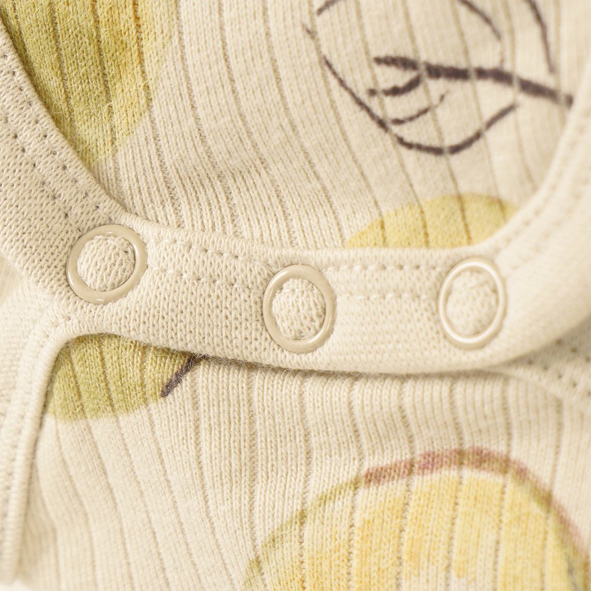 2 Baby Langarmbodys mit Rippstruktur