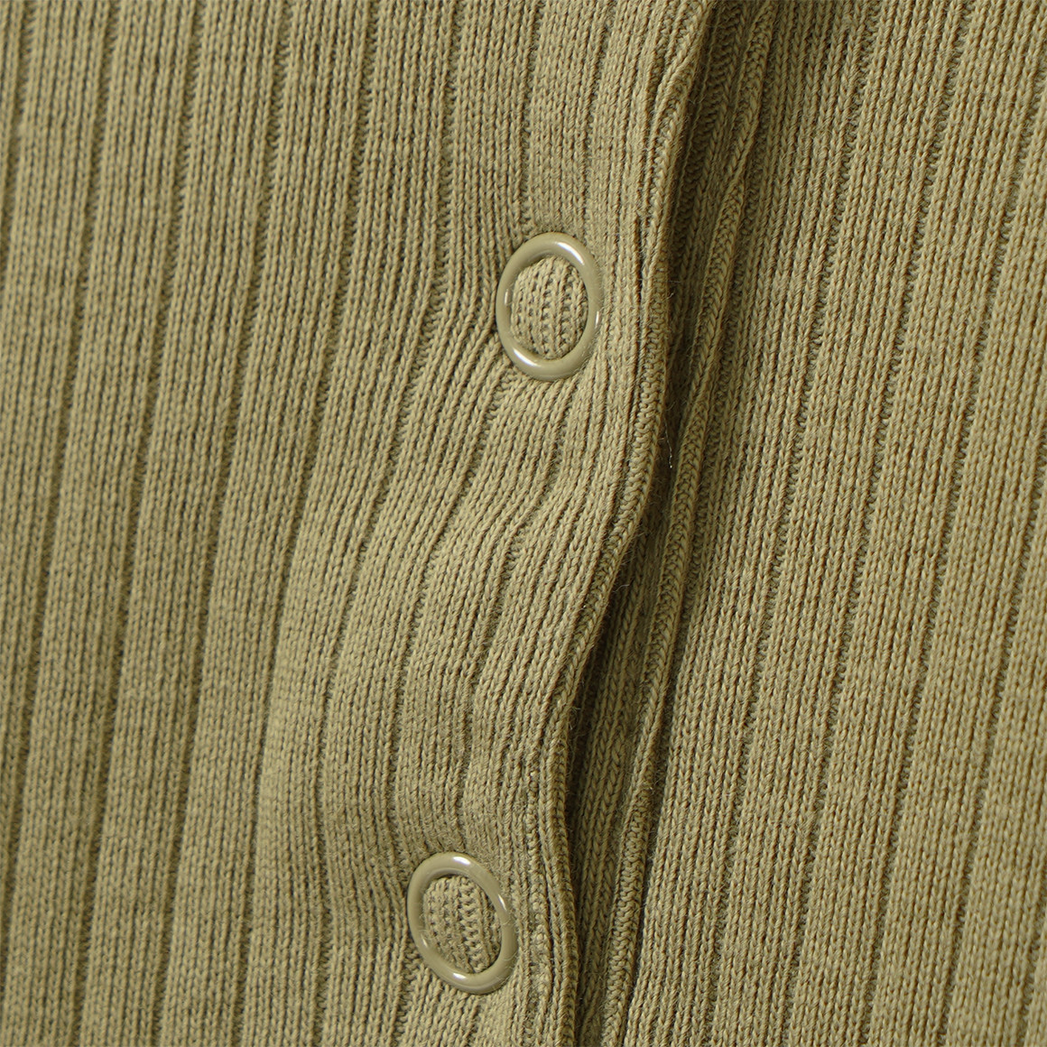 2 Baby Langarmbodys mit Rippstruktur
