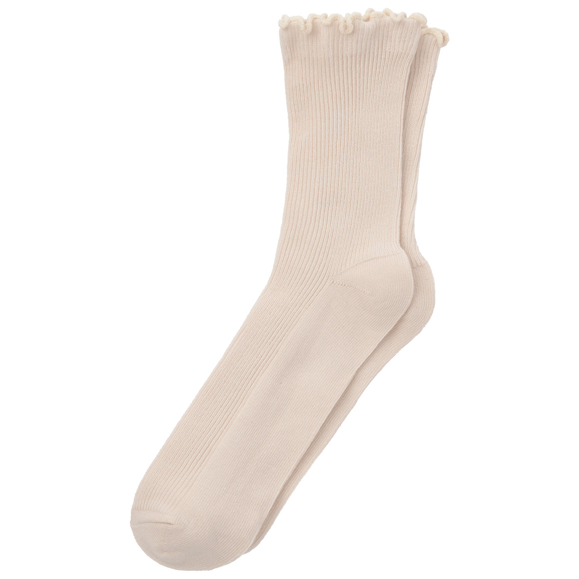 3 Paar Mädchen Socken mit feiner Rippstruktur