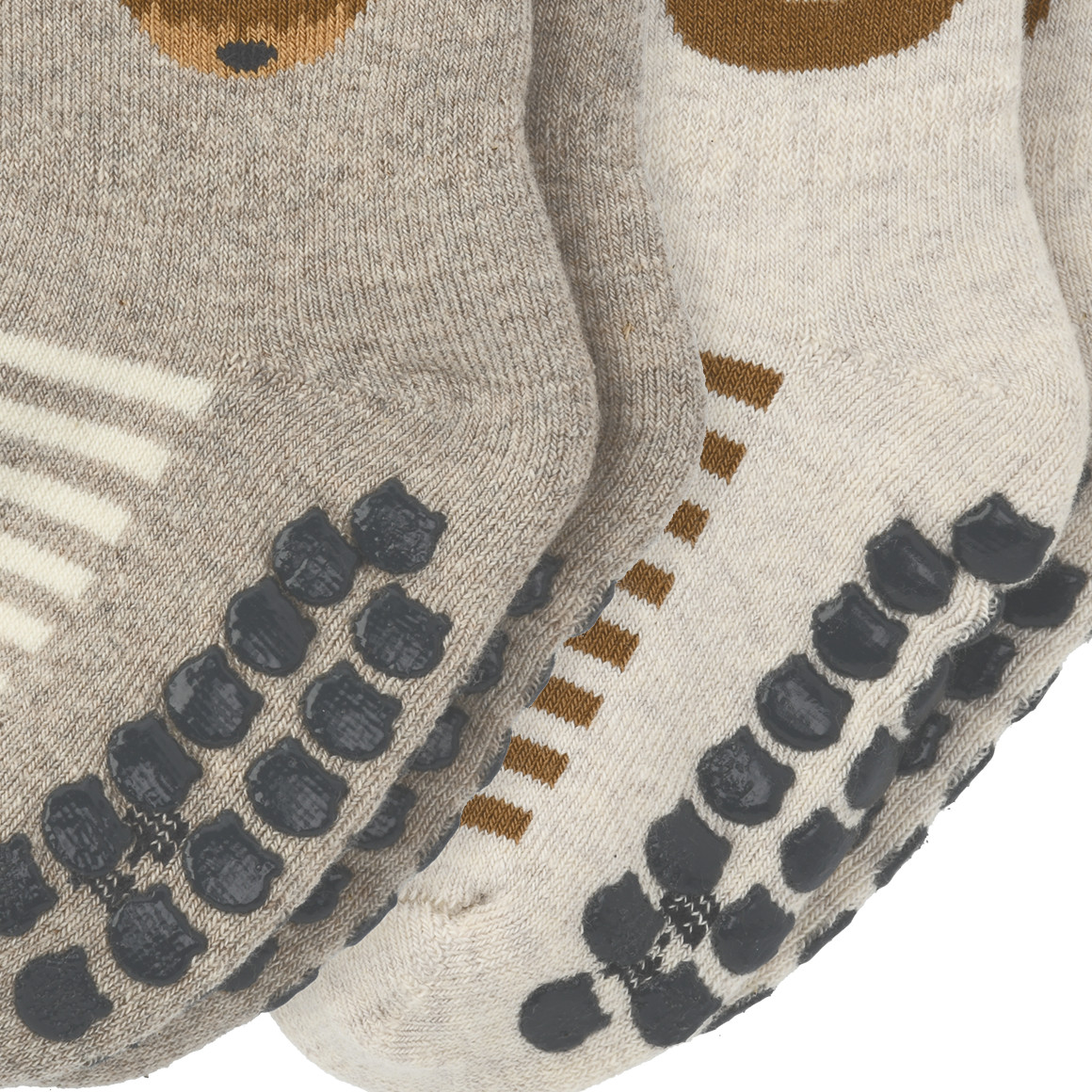 2 paar babysokken met motiefjes
