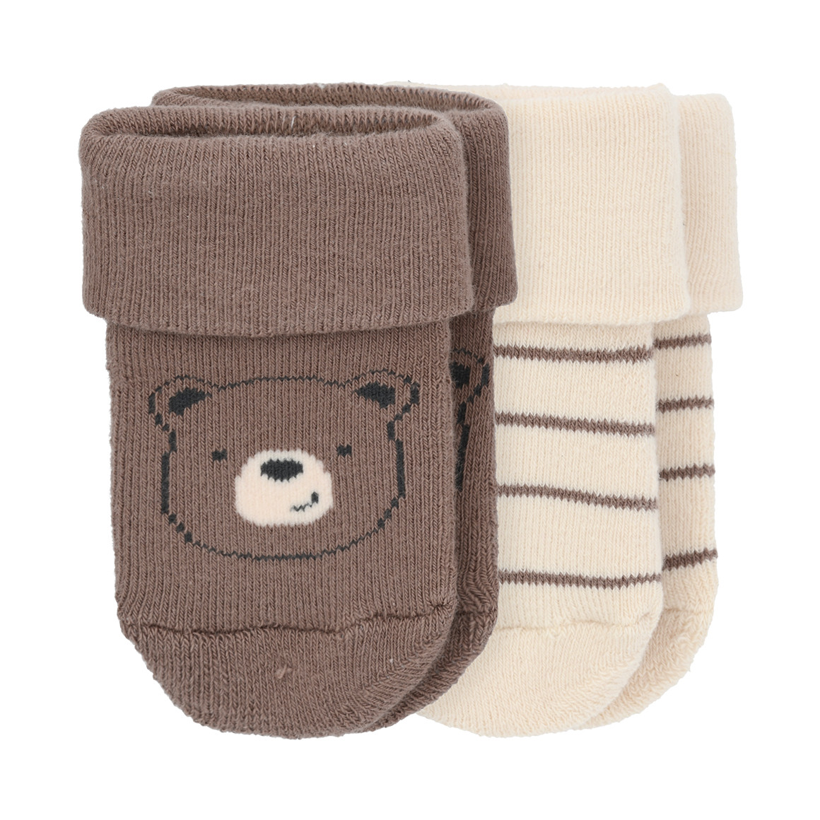 2 Paar Newborn Socken mit Bio-Baumwolle