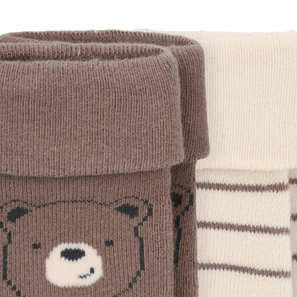 2 Paar Newborn Socken mit Bio-Baumwolle