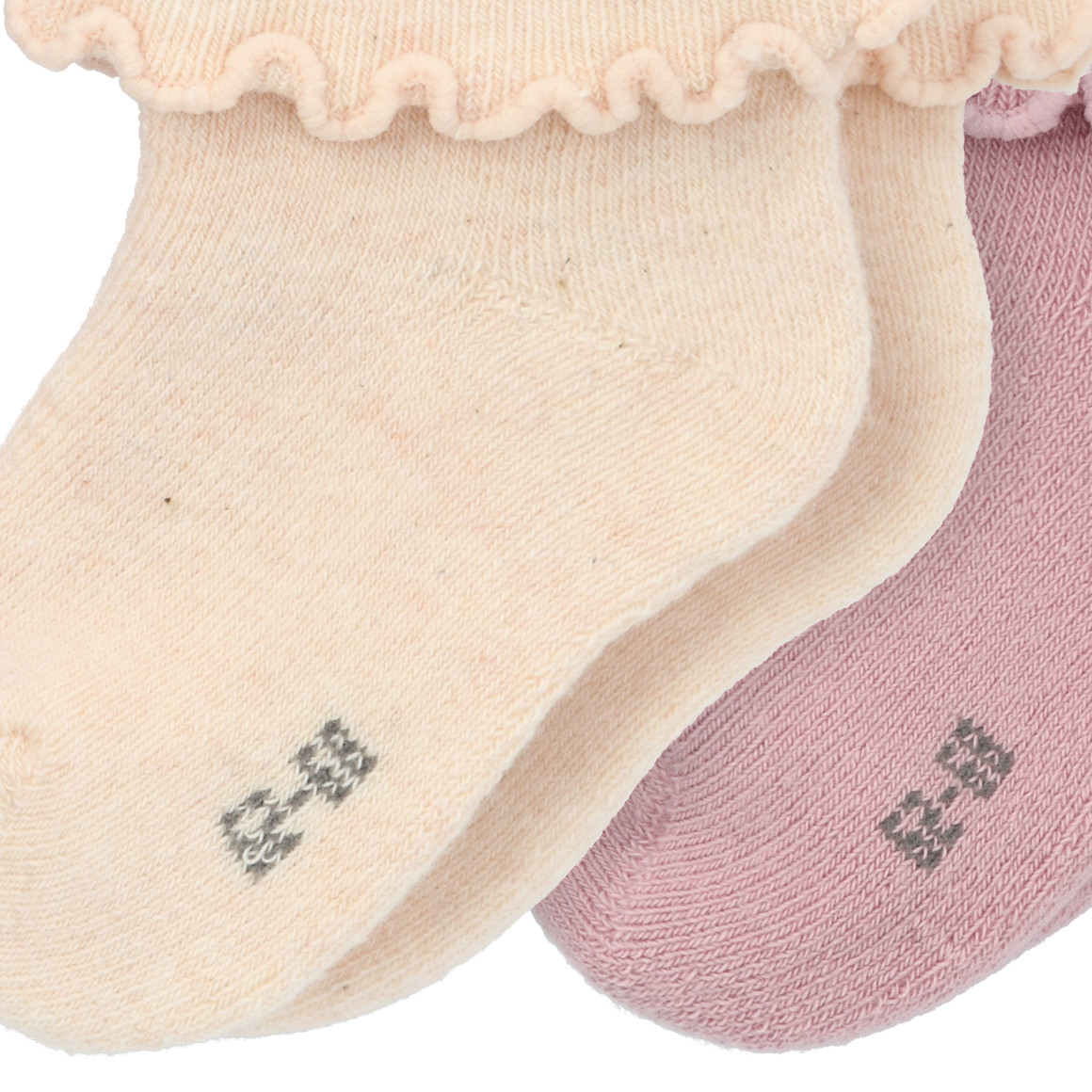 2 Paar Newborn Socken mit Bio-Baumwolle