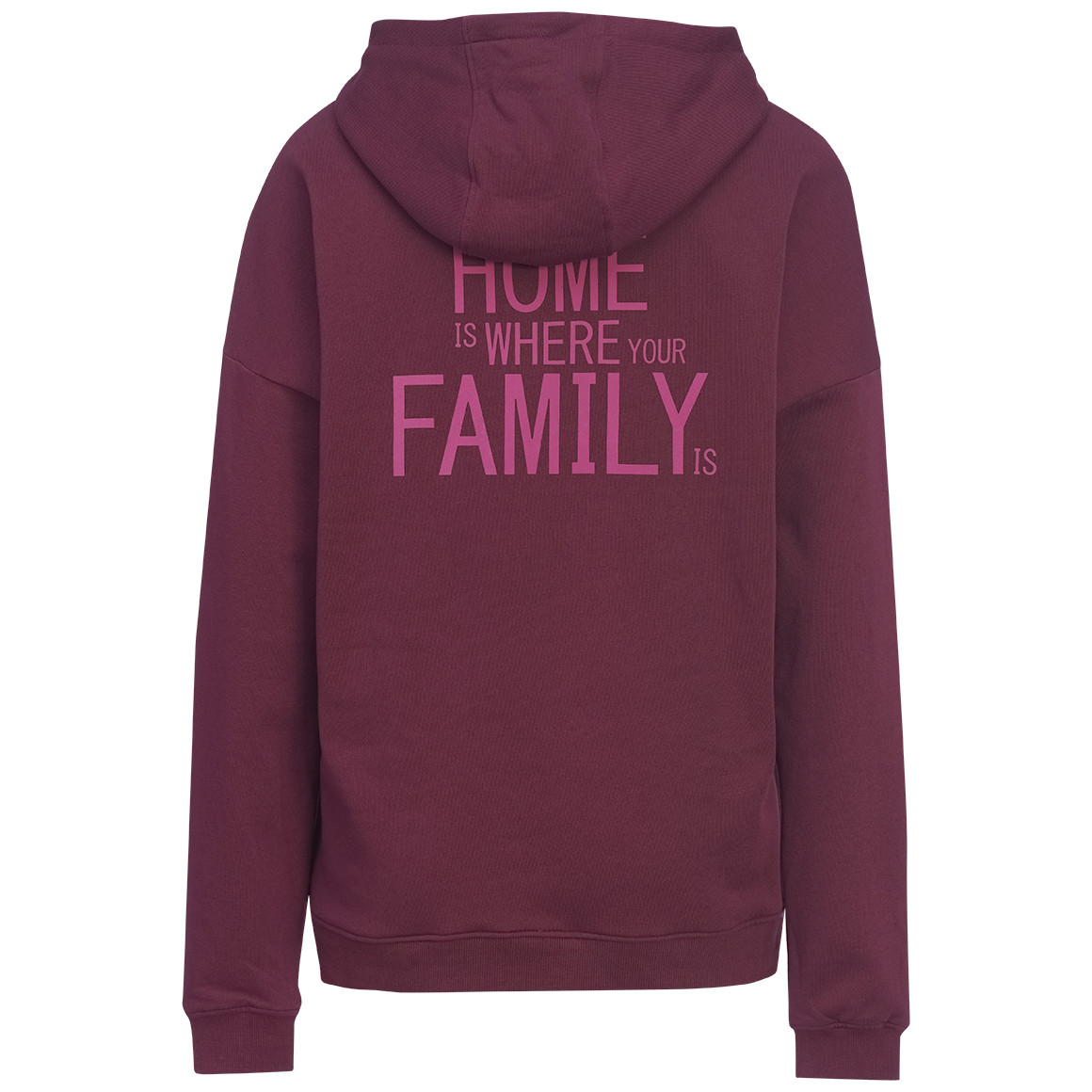 Damen Hoodie mit Flock-Print