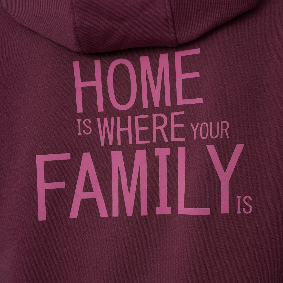Damen Hoodie mit Flock-Print
