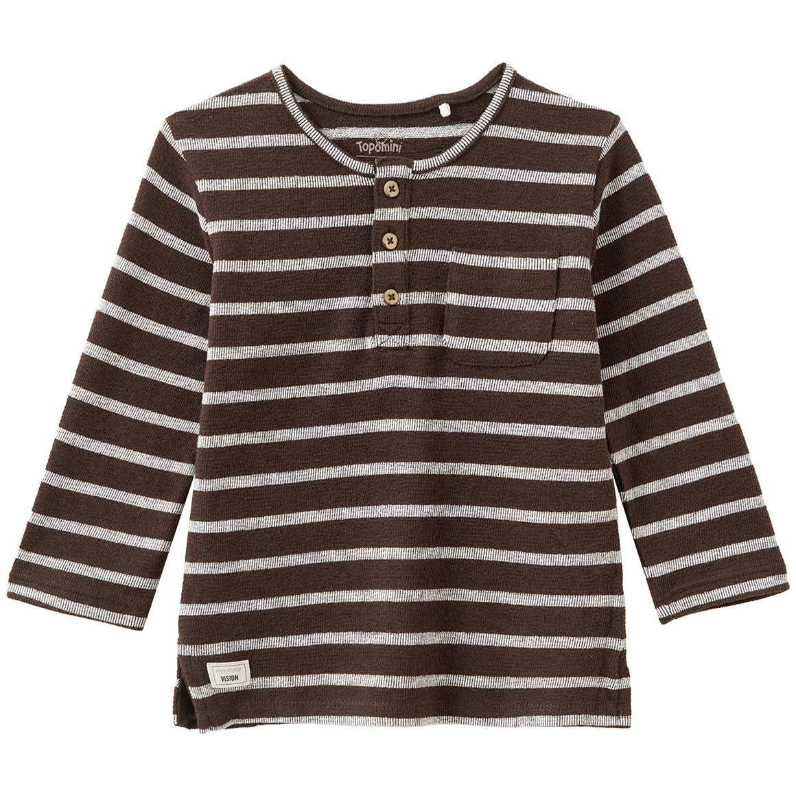 Baby Langarmshirt mit Streifenmuster