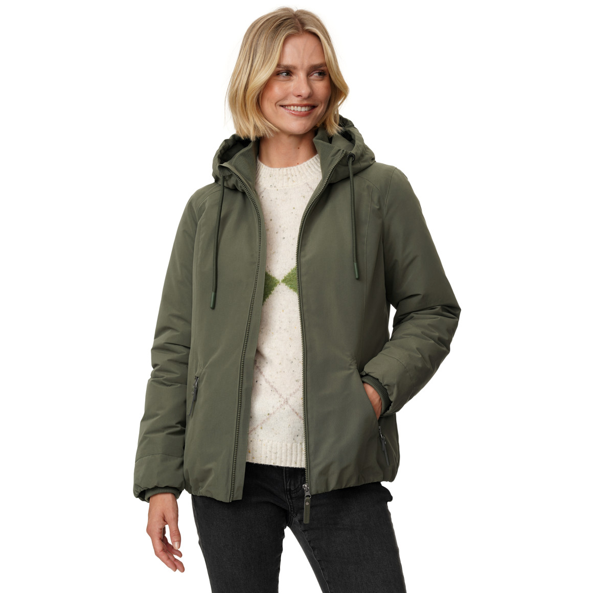 Damen Jacke mit Kapuze