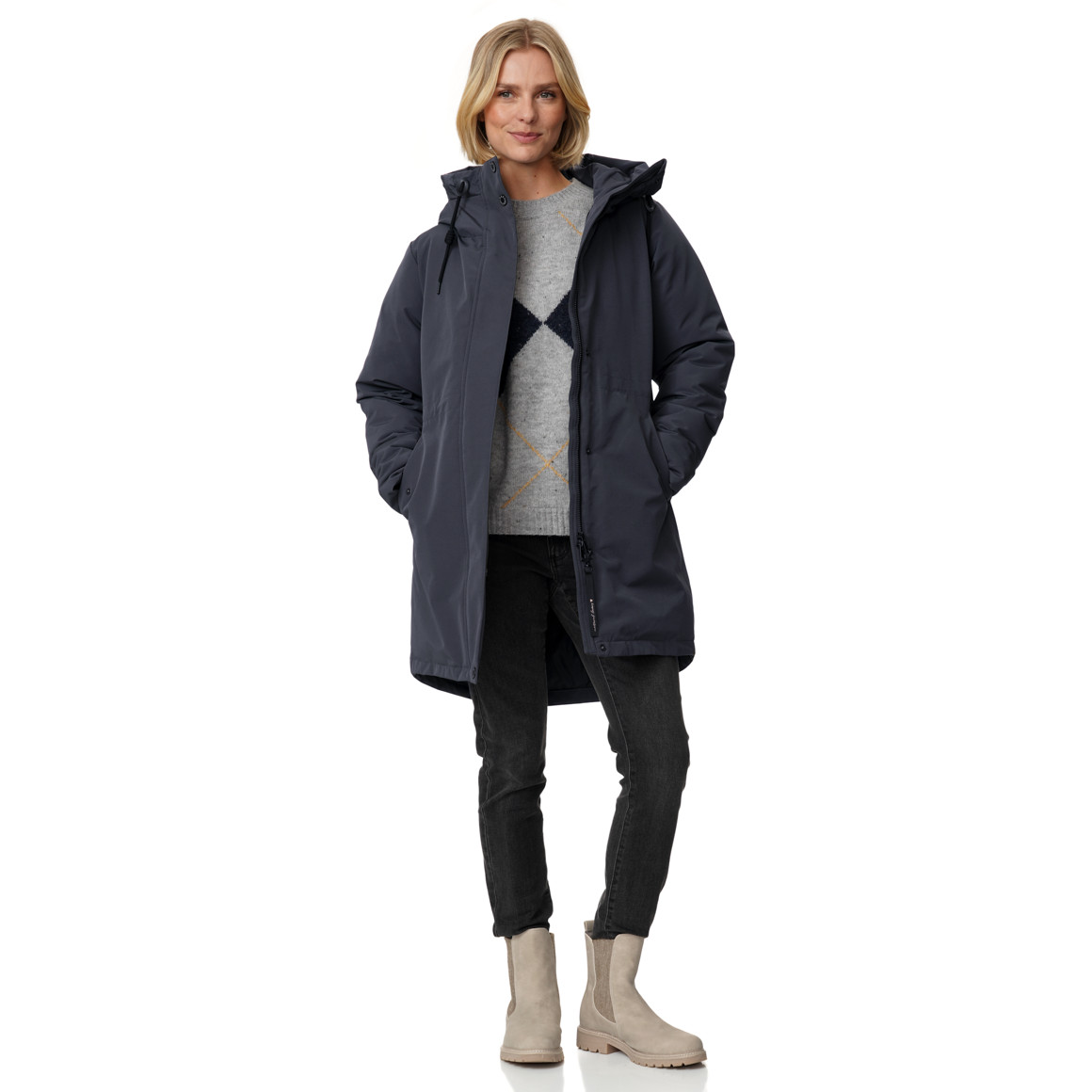 Damen Parka mit Kapuze