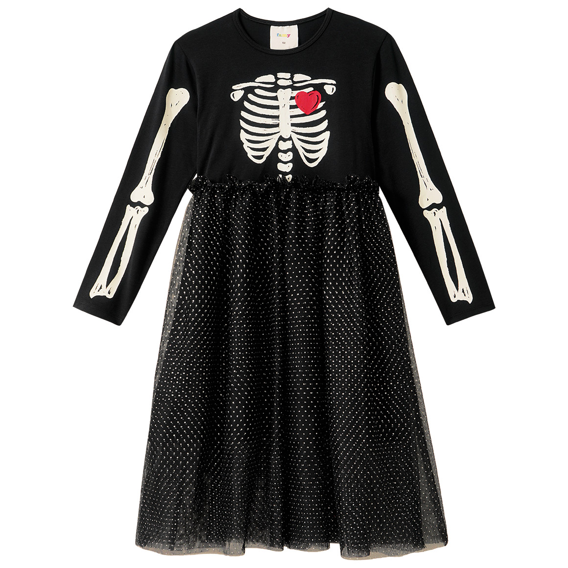 Mädchen Halloween-Kleid mit Tüll