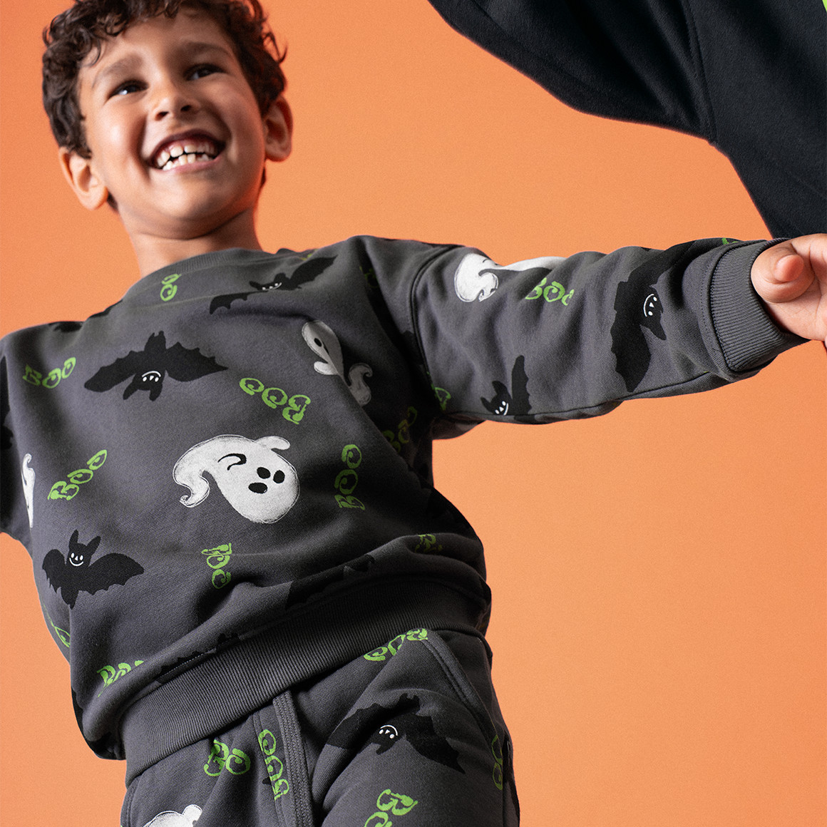 Kinder Jogginghose mit Halloween-Motiven