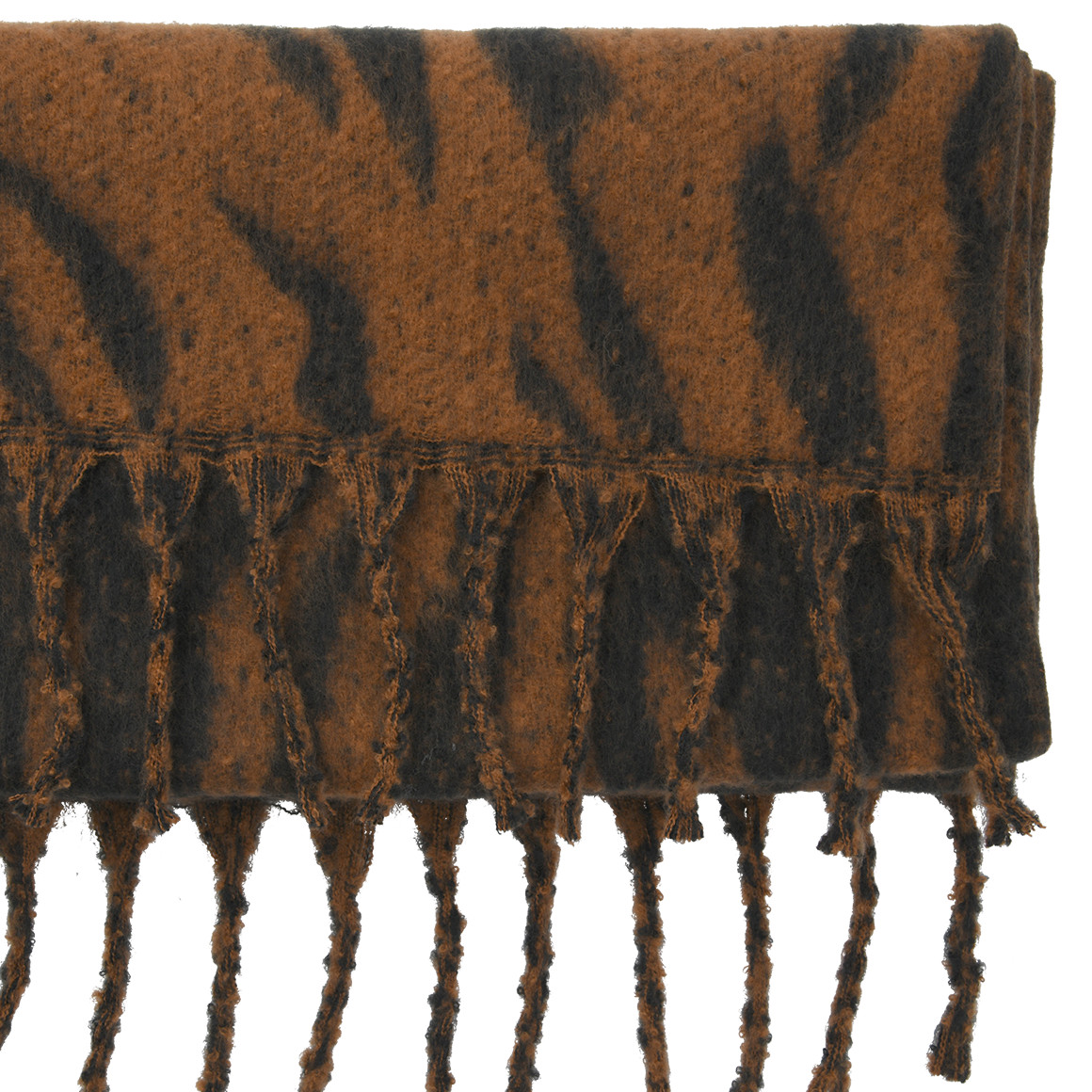 Damen Winterschal mit Tiger-Muster