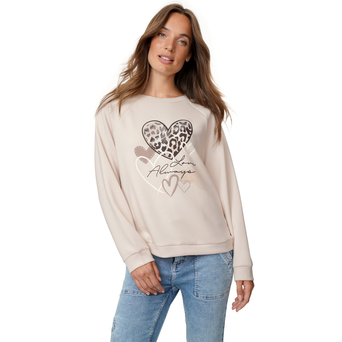 Damen Sweatshirt mit Print