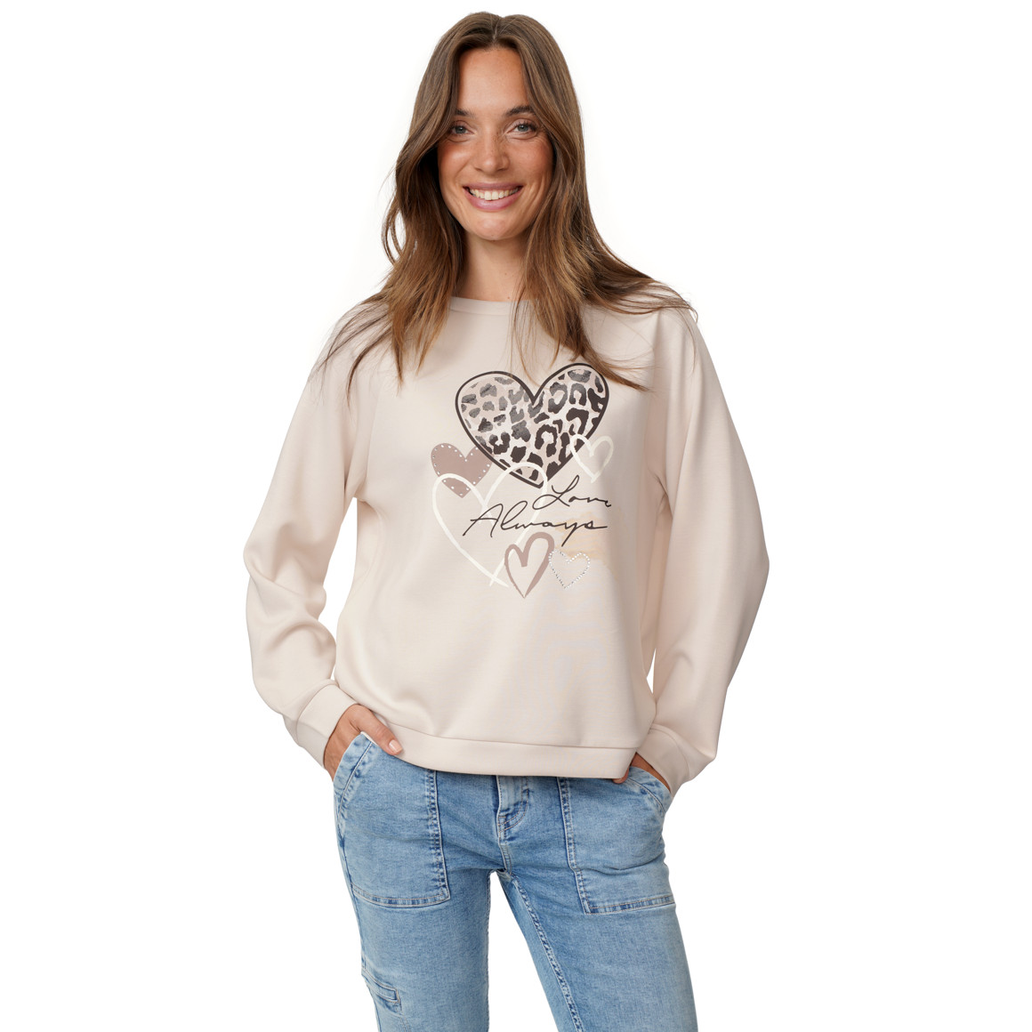 Damen Sweatshirt mit Print
