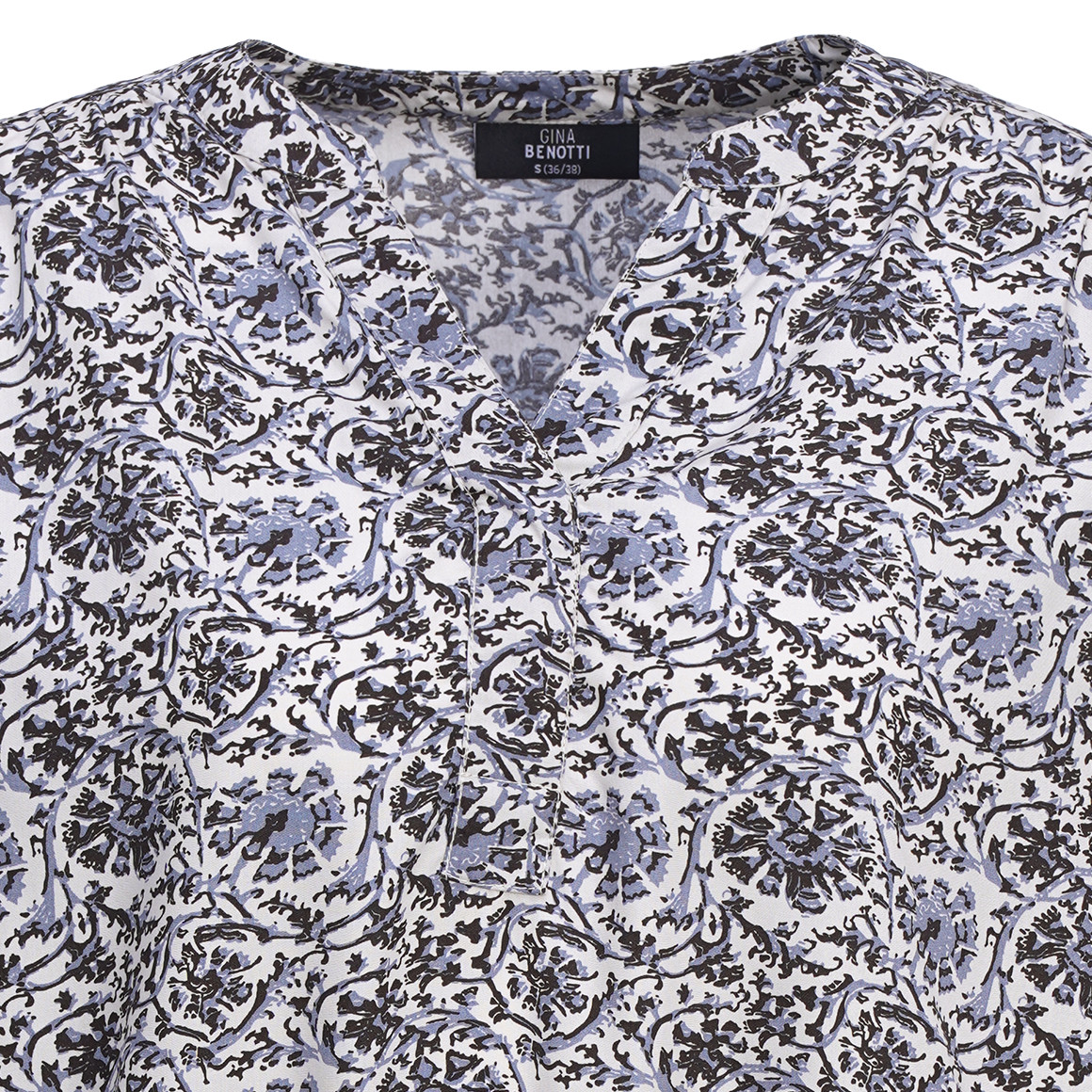 Damen Bluse mit Allover-Print