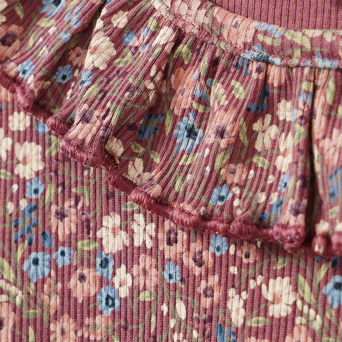 Mädchen Langarmshirt mit Allover-Muster