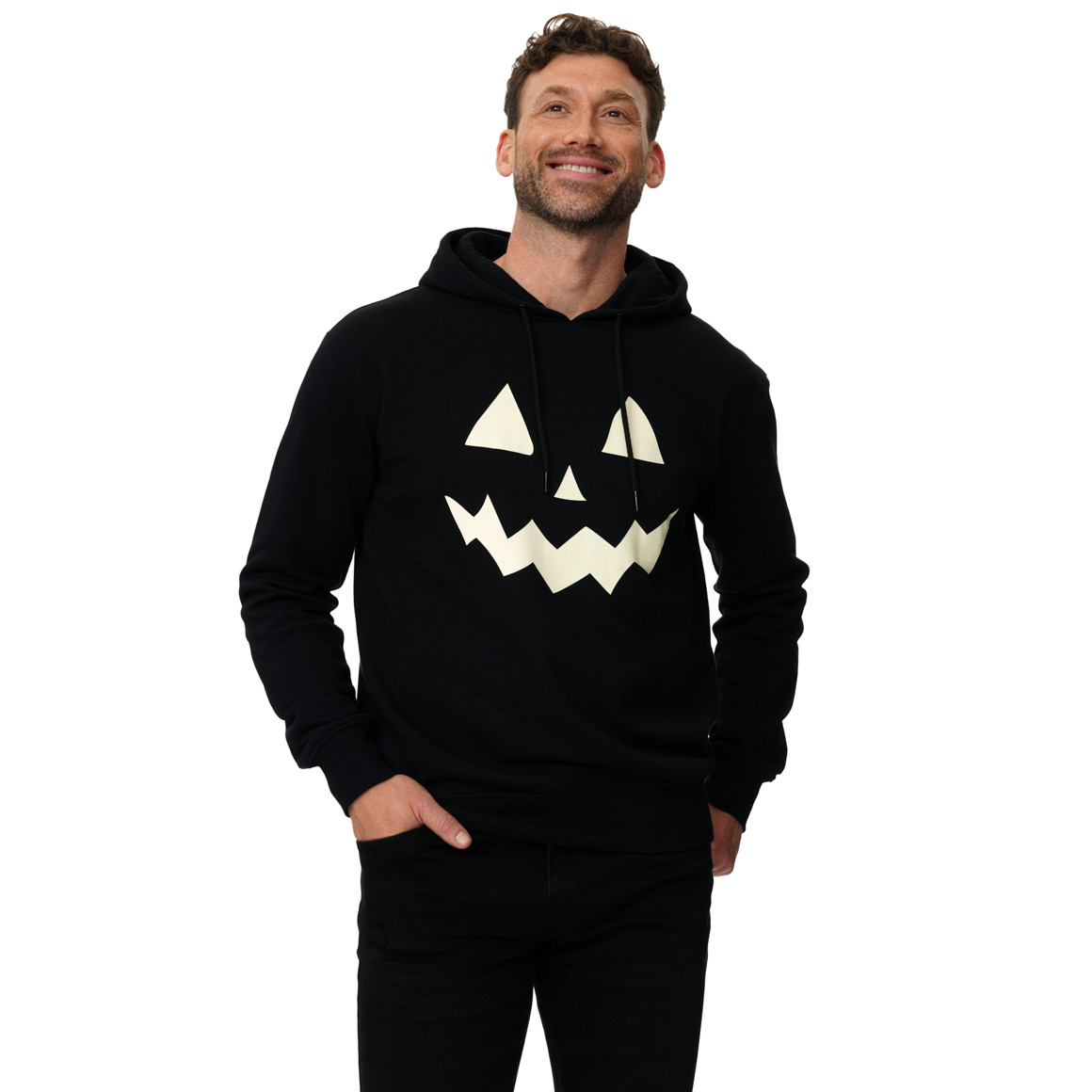 Herren Hoodie mit Halloween-Print