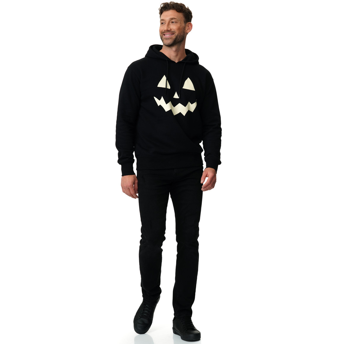 Herren Hoodie mit Halloween-Print