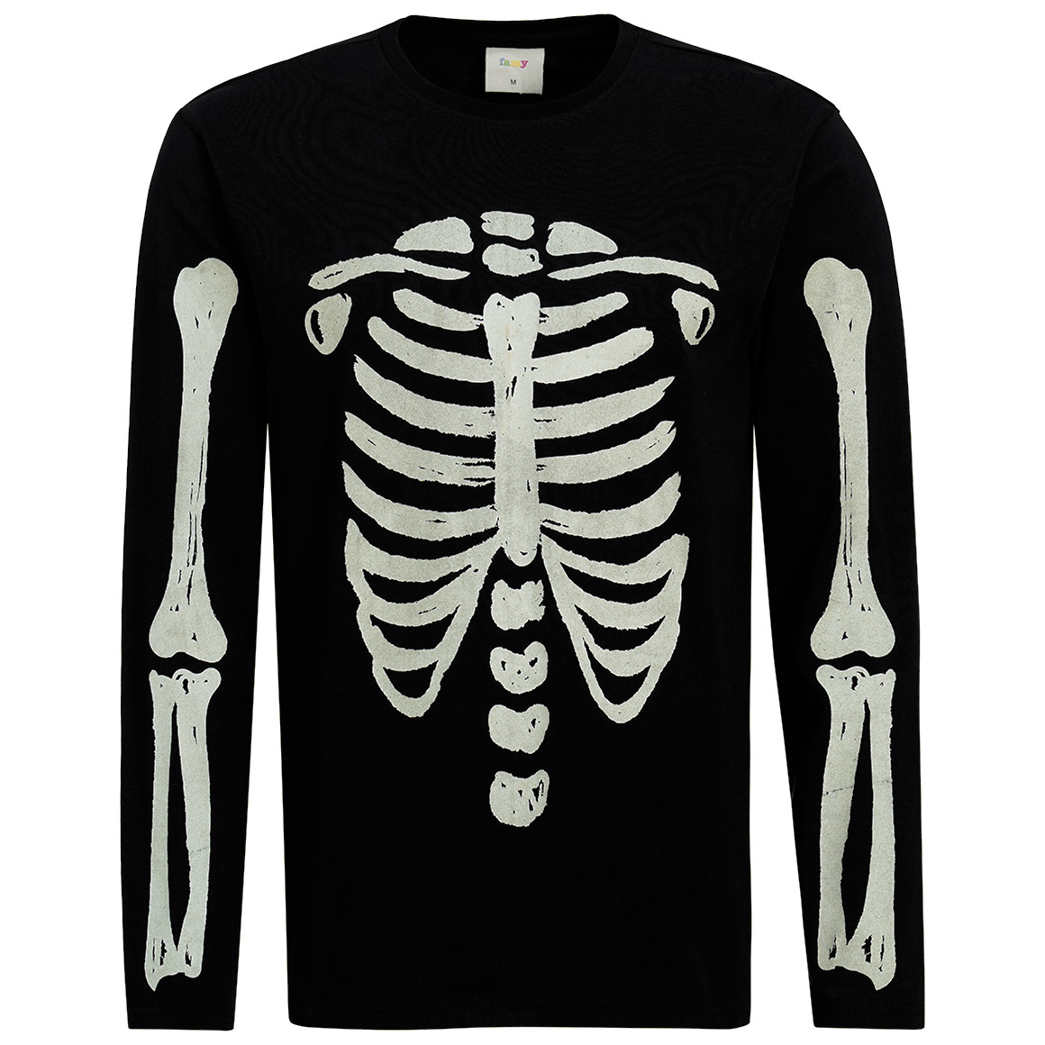 Herren Langarmshirt mit Halloween-Print
