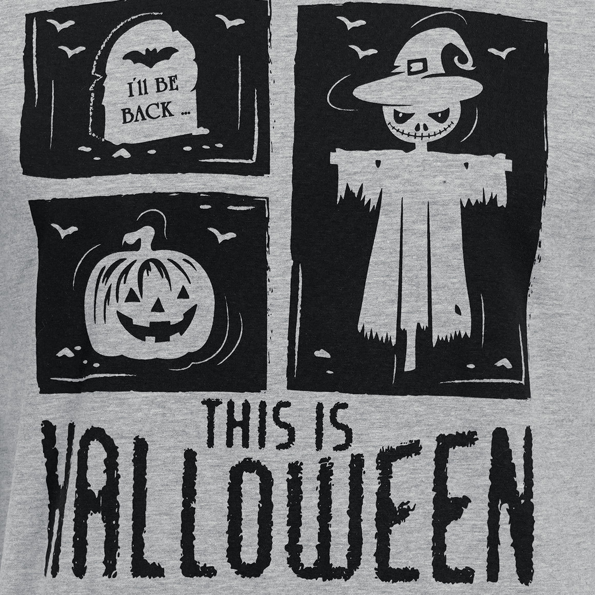 Herren T-Shirt im Halloween-Look