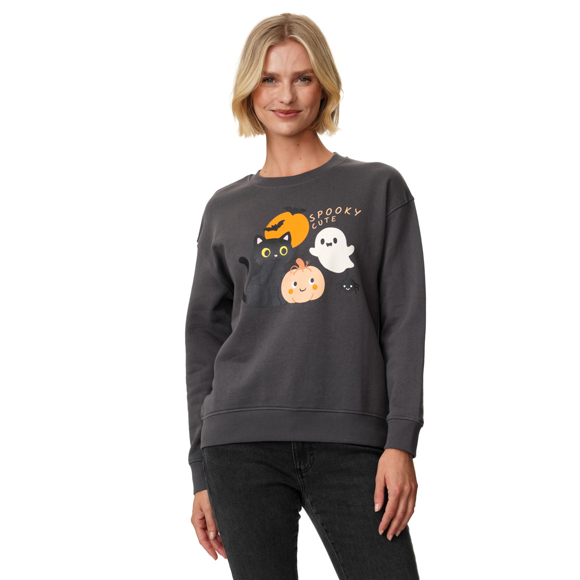Damen Sweatshirt im Halloween-Look
