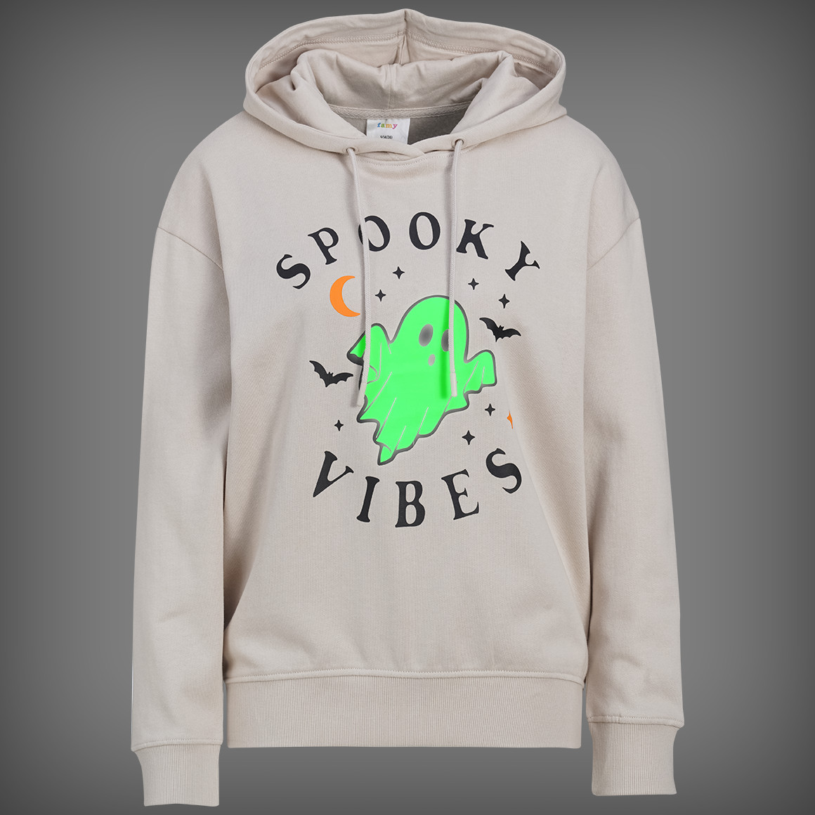 Damen Hoodie mit Halloween-Print
