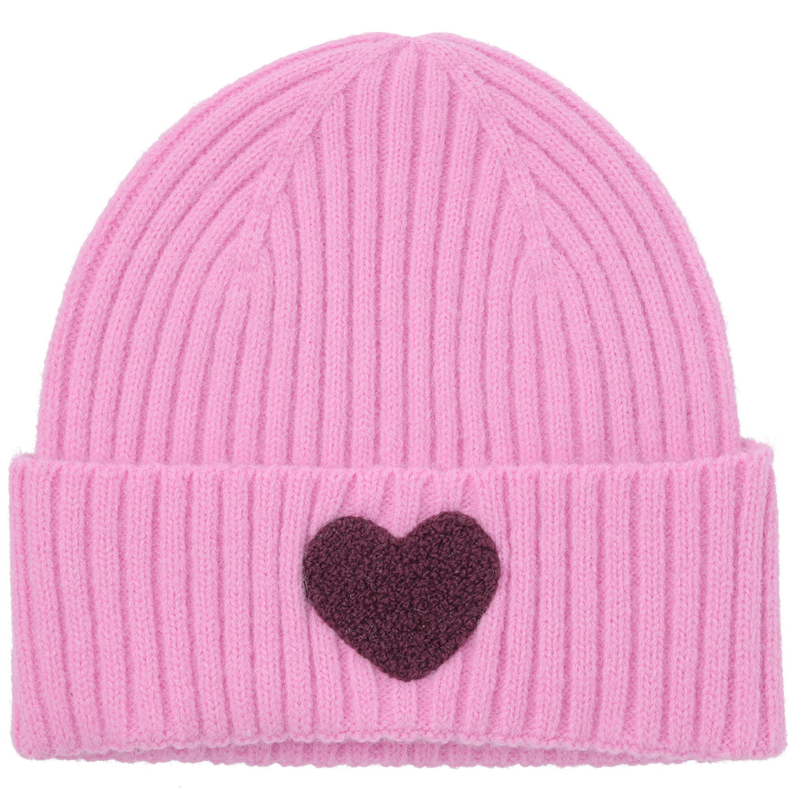Mädchen Strickmütze mit Applikation