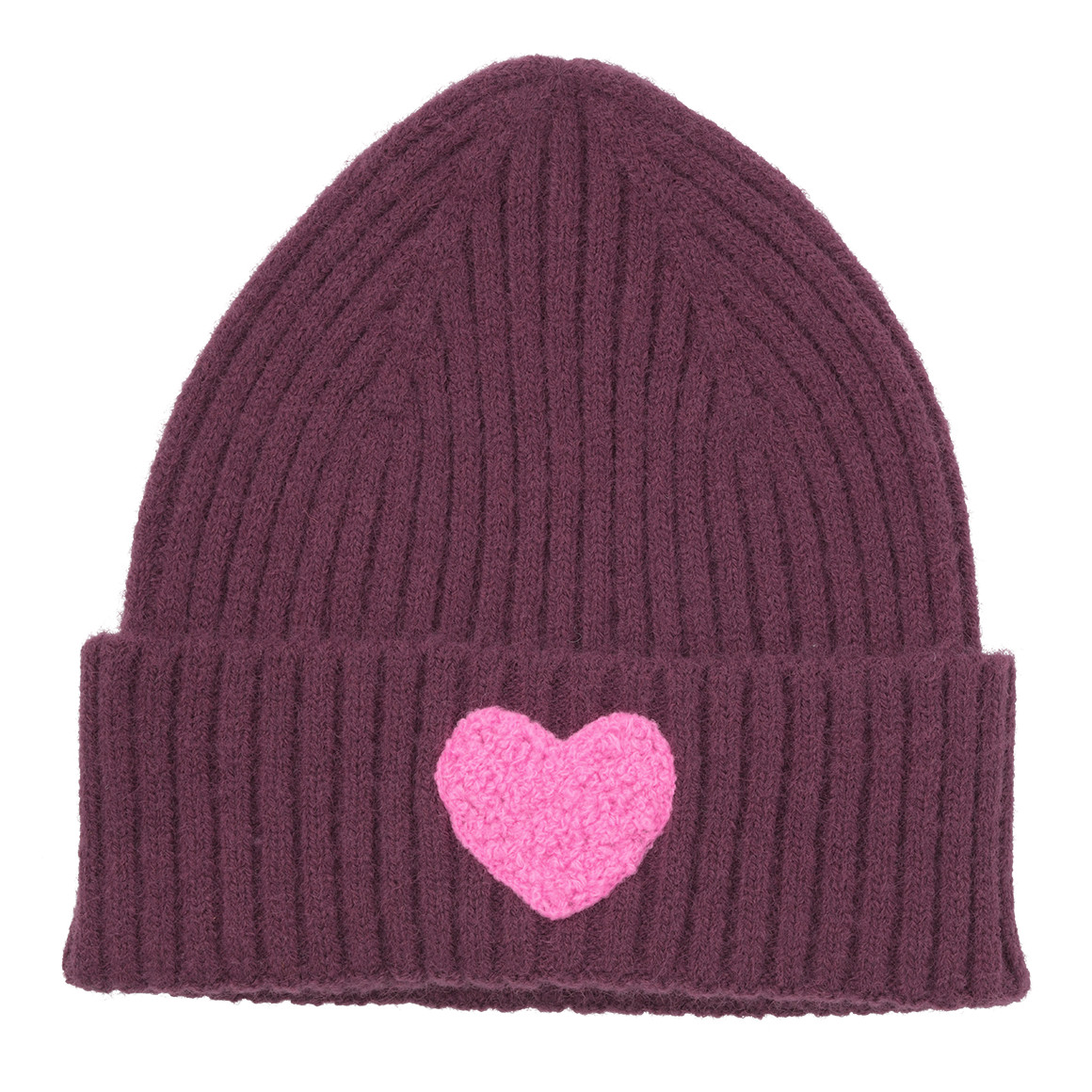 Mädchen Strickmütze mit Applikation