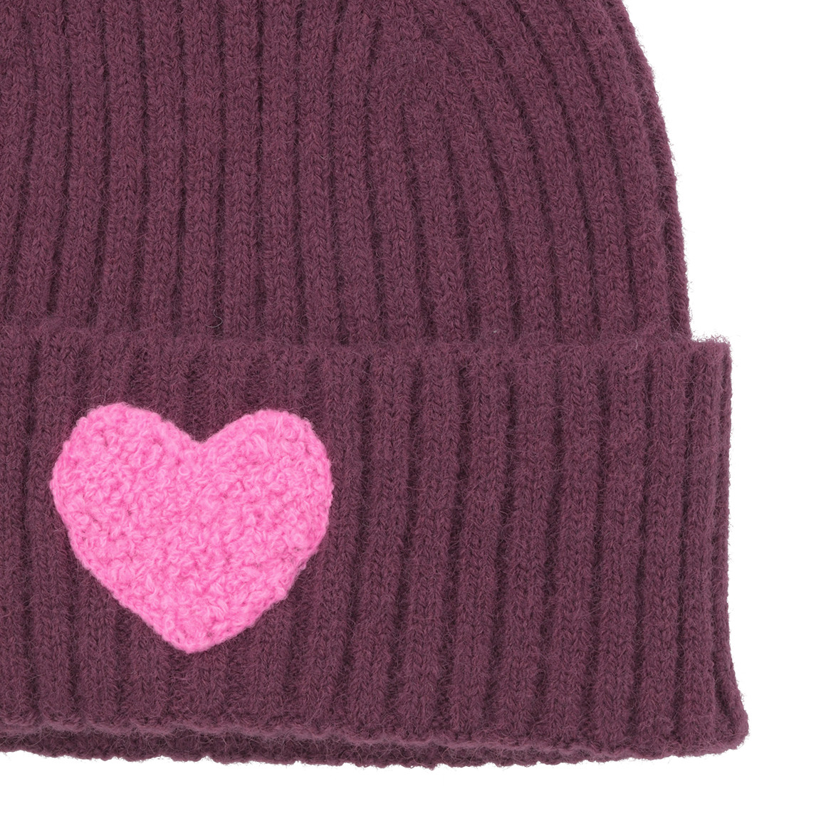 Mädchen Strickmütze mit Applikation