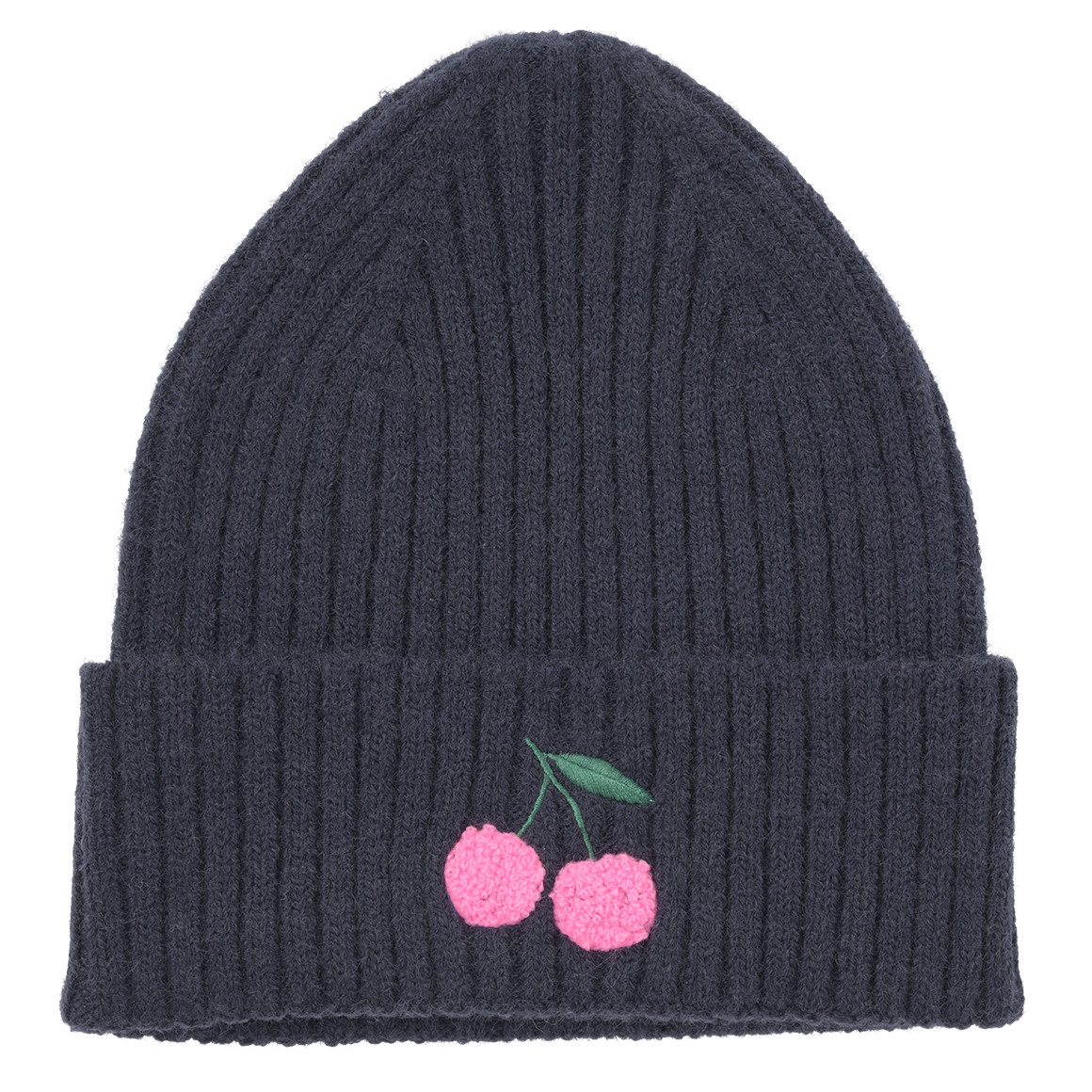 Mädchen Strickmütze mit Applikation