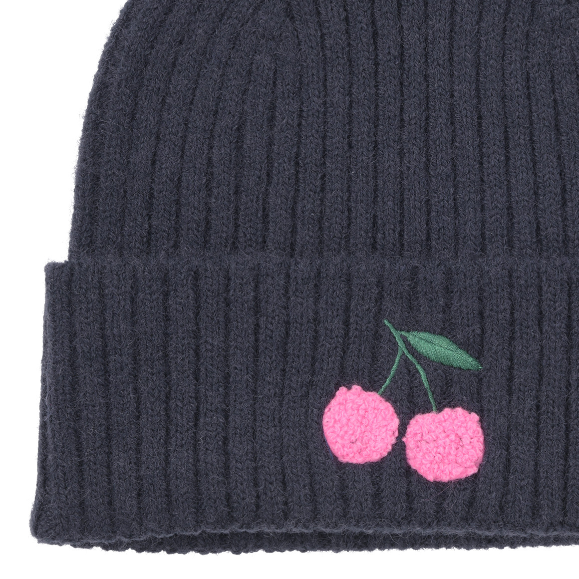 Mädchen Strickmütze mit Applikation