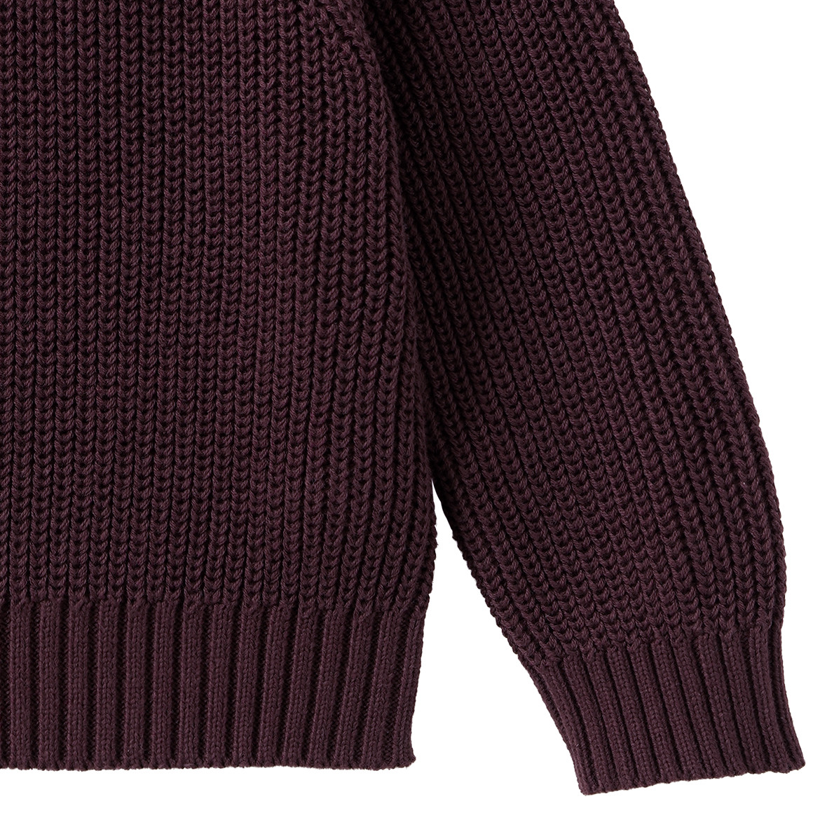 Baby Strickpullover mit Rippstruktur