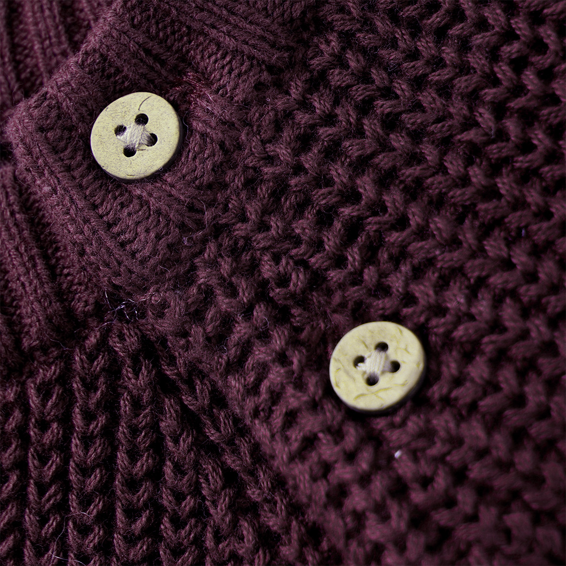 Baby Strickpullover mit Rippstruktur
