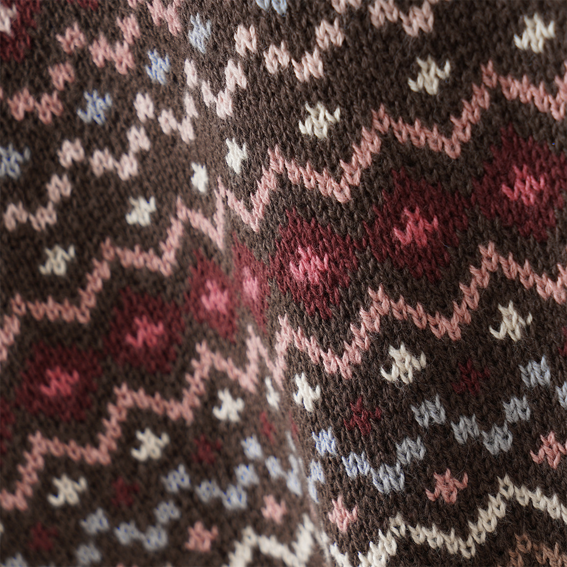 Baby Strickpullover mit Norwegermuster