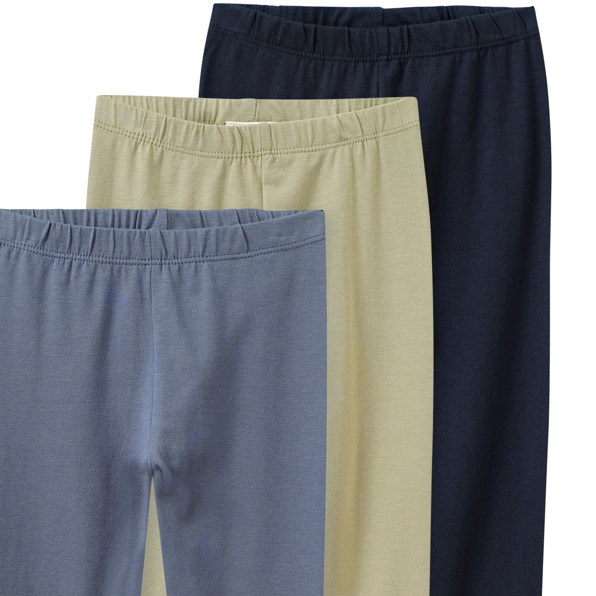 3 Baby Leggings aus Bio-Baumwolle