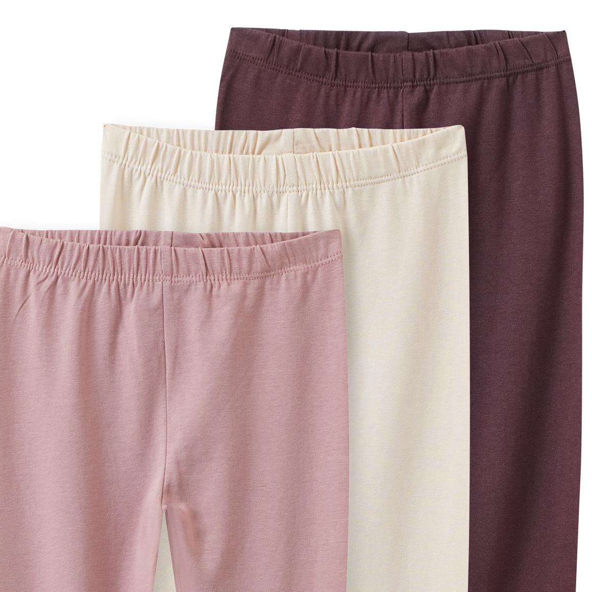 3 Baby Leggings aus Bio-Baumwolle