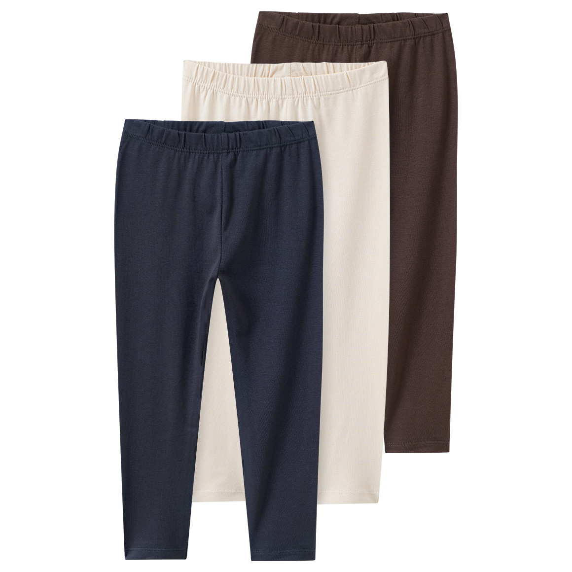 3 Baby Leggings aus Bio-Baumwolle