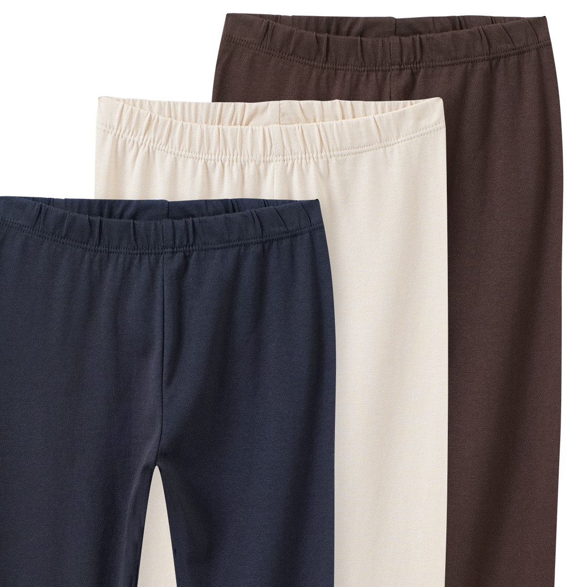 3 Baby Leggings aus Bio-Baumwolle