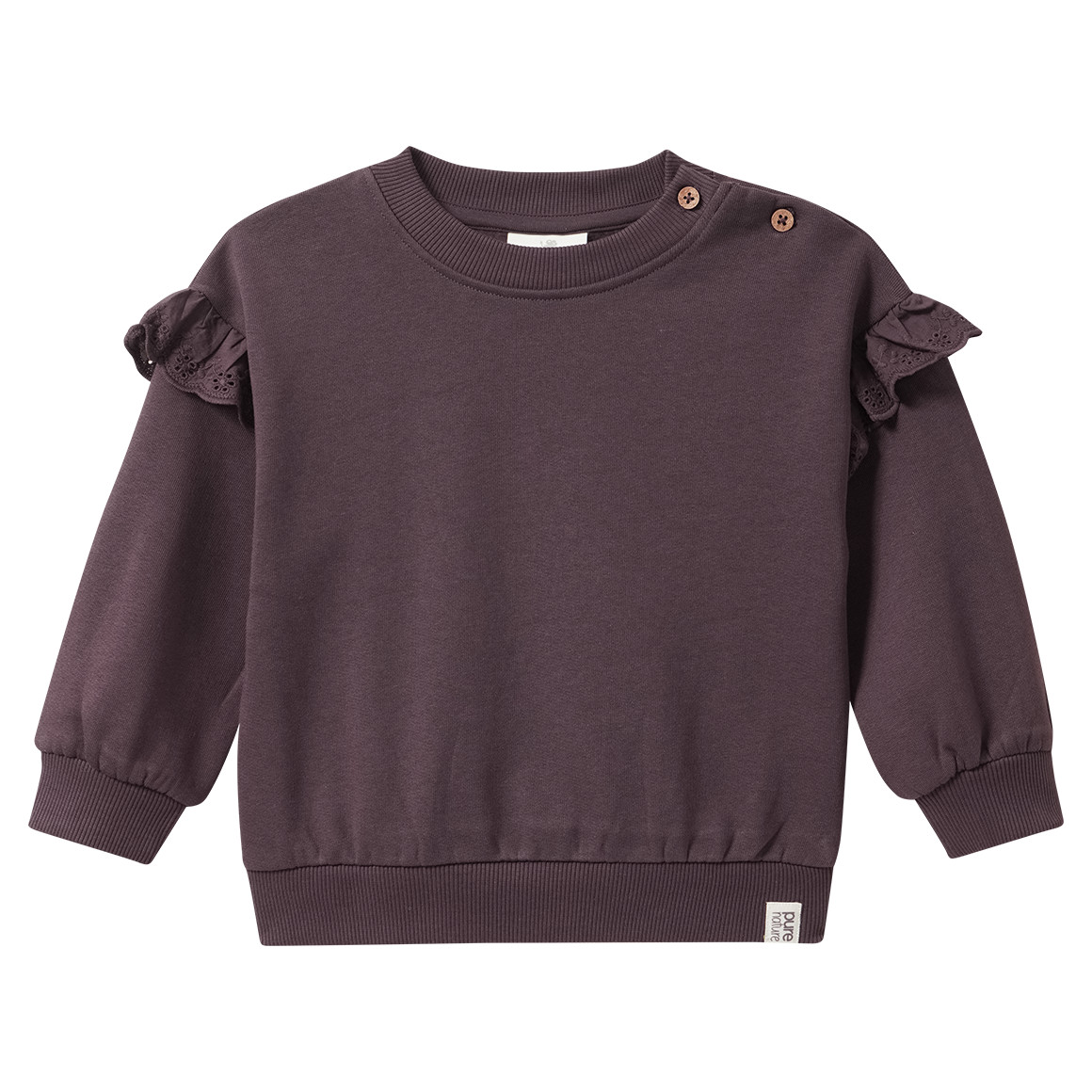 Baby Sweatshirt mit Rüschen