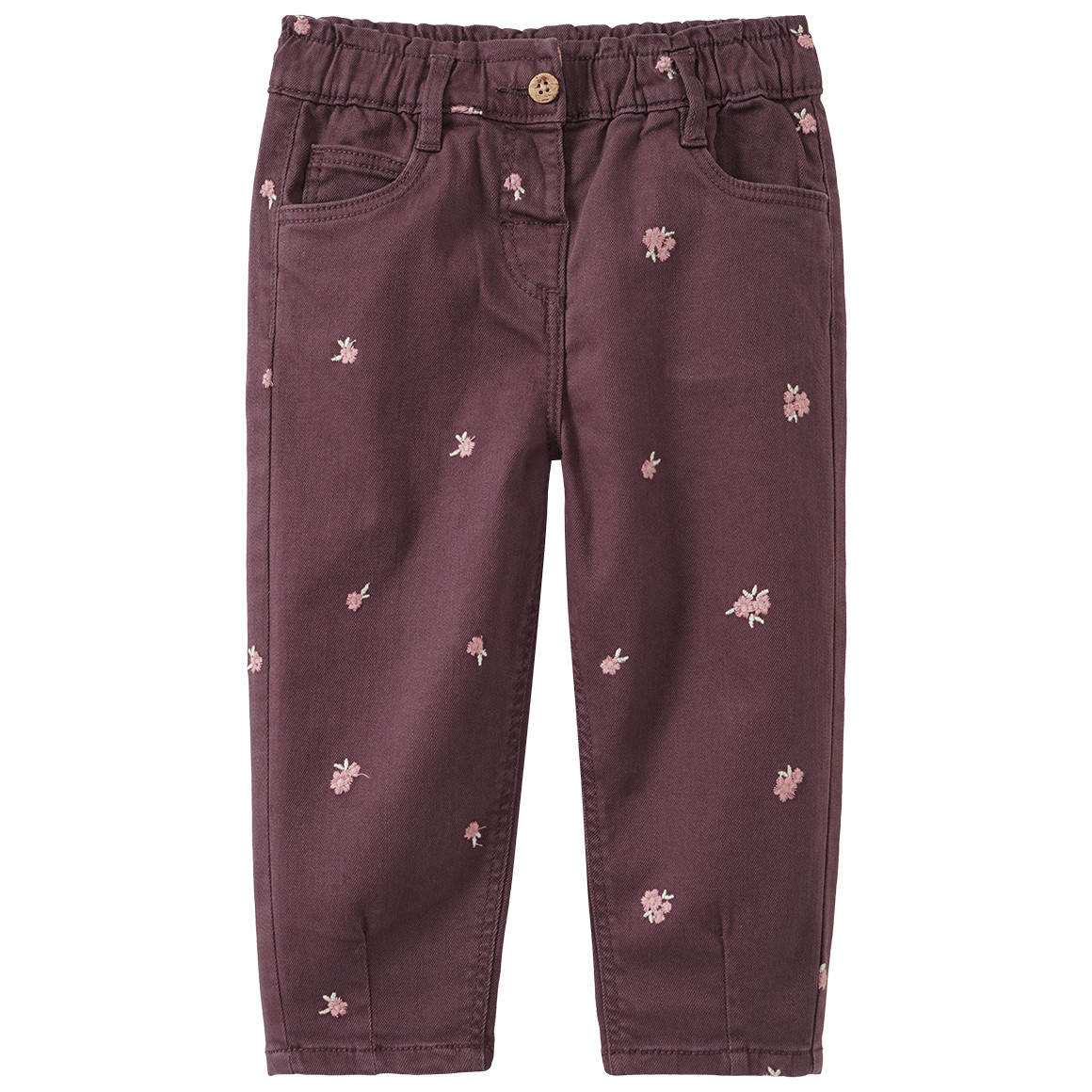 Baby Paperbag-Jeans im 5-Pocket-Style