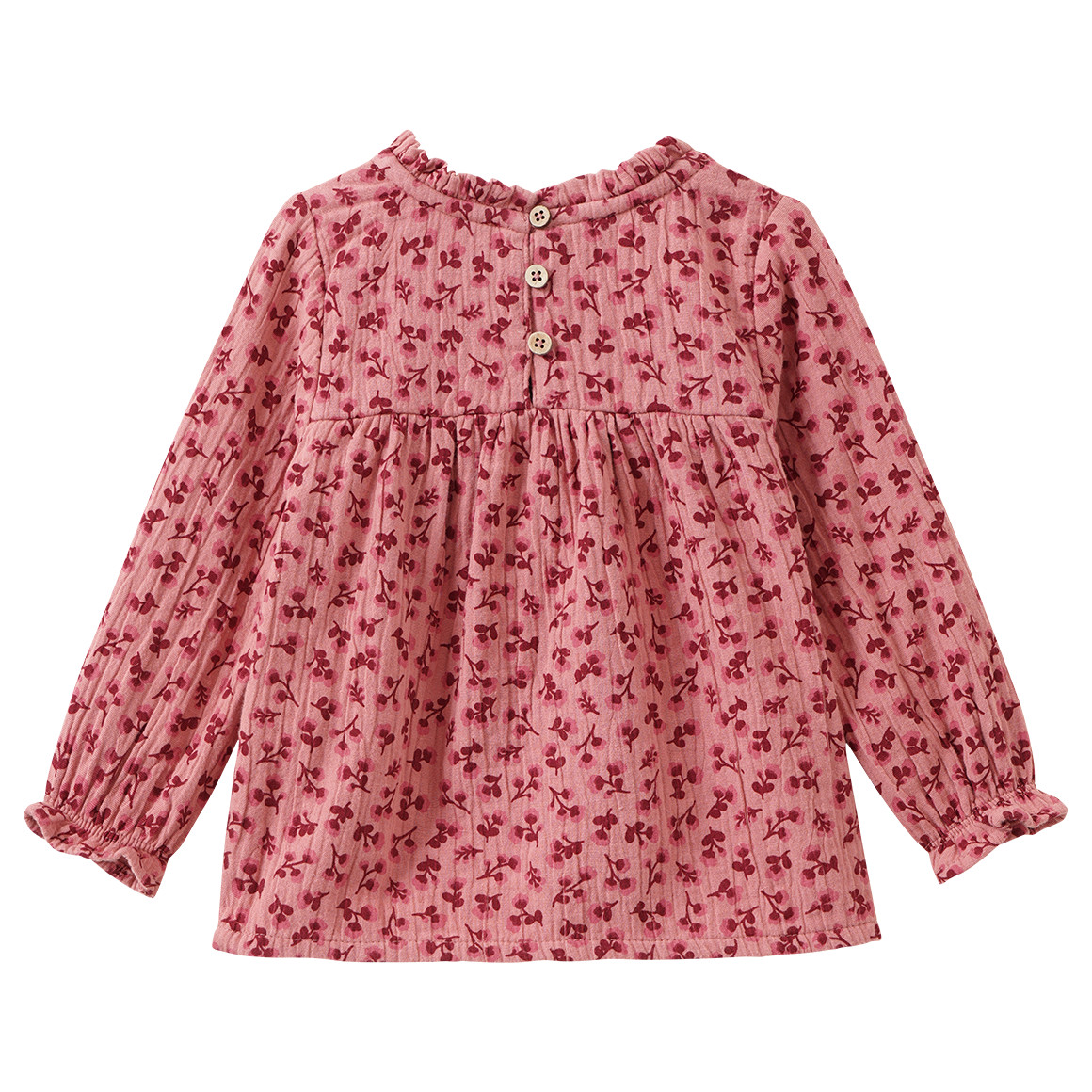 Baby Musselin-Bluse mit Blümchen