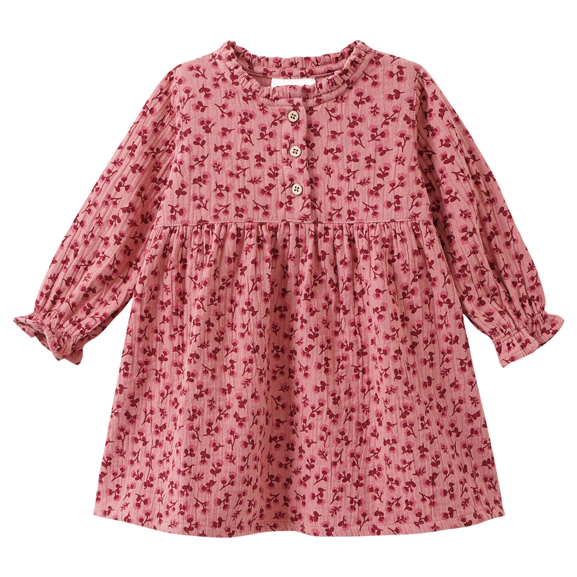 Baby Musselin-Kleid mit Blümchen
